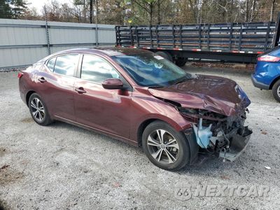 Czwarte zdjęcie samochodu z boku: 2022 NISSAN SENTRA SV VIN:3N1AB8CV8NY217882 - miniatura