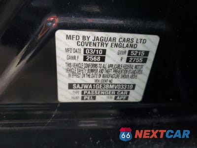 Zdjęcie 12 z 12 samochodu: 2011 JAGUAR XJ SUPERCHARGED VIN:SAJWA1GE3BMV03310 - miniatura