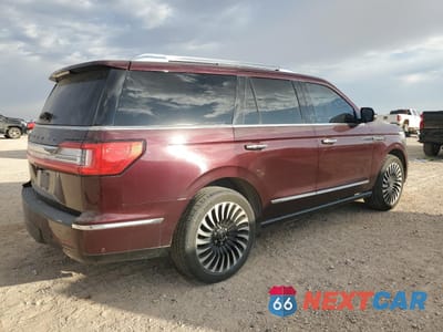 Trzecie zdjęcie samochodu z tyłu: 2018 LINCOLN NAVIGATOR BLACK LABEL VIN:5LMJJ2TT5JEL08183 - miniatura