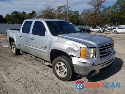 Czwarte zdjęcie samochodu z boku: 2013 GMC SIERRA C1500 SLE VIN:3GTP1VE04DG164175 - miniatura