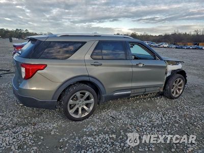 Trzecie zdjęcie samochodu z tyłu: 2020 FORD EXPLORER PLATINUM VIN:1FM5K8HC5LGC10260 - miniatura