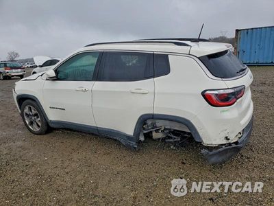 Drugie zdjęcie samochodu z przodu: 2018 JEEP COMPASS LIMITED VIN:3C4NJCCB8JT406808 - miniatura