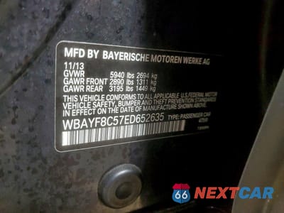 Zdjęcie 12 z 12 samochodu: 2014 BMW 750 LXI VIN:WBAYF8C57ED652635 - miniatura