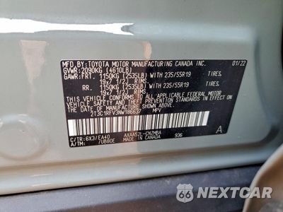 Zdjęcie 13 z 16 samochodu: 2022 TOYOTA RAV4 XLE PREMIUM VIN:2T3C1RFV3NW186637 - miniatura
