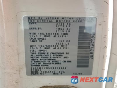 Zdjęcie 13 z 14 samochodu: 2017 CHEVROLET CITY EXPRESS LS UTILITY / SERVICE VAN VIN:3N63M0YN5HK702432 - miniatura