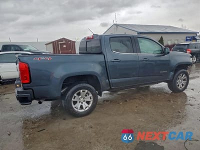 Trzecie zdjęcie samochodu z tyłu: 2019 CHEVROLET COLORADO LT VIN:1GCGTCEN2K1120780 - miniatura