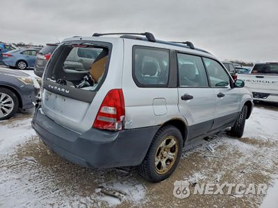 Trzecie zdjęcie samochodu z tyłu: 2005 SUBARU FORESTER 2.5X VIN:JF1SG63625H706537 - miniatura