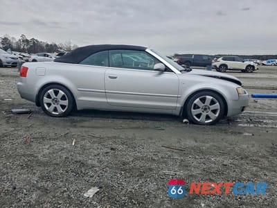 Czwarte zdjęcie samochodu z boku: 2006 AUDI A4 1.8 CABRIOLET VIN:WAUAC48H26K008320 - miniatura