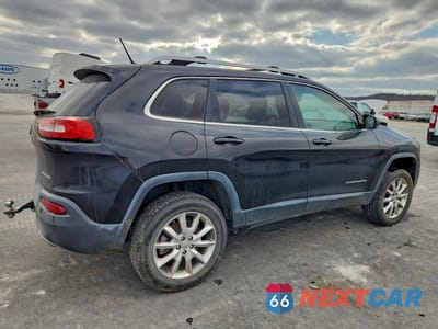 Trzecie zdjęcie samochodu z tyłu: 2014 JEEP CHEROKEE LIMITED VIN:1C4PJMDS3EW132222 - miniatura
