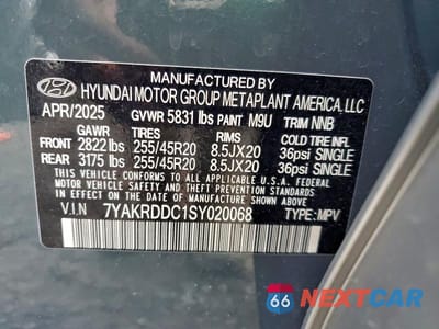 Zdjęcie 14 z 14 samochodu: 2025 HYUNDAI IONIQ 5 LIMITED VIN:7YAKRDDC1SY020068 - miniatura