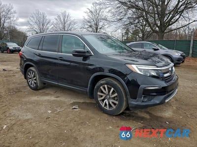 Czwarte zdjęcie samochodu z boku: 2020 HONDA PILOT EXL VIN:5FNYF6H5XLB054903 - miniatura
