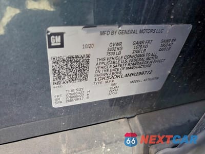 Zdjęcie 13 z 13 samochodu: 2021 GMC YUKON DENALI VIN:1GKS2DKL4MR199772 - miniatura