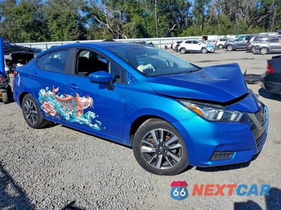 Czwarte zdjęcie samochodu z boku: 2021 NISSAN VERSA SV VIN:3N1CN8EV1ML822027 - miniatura