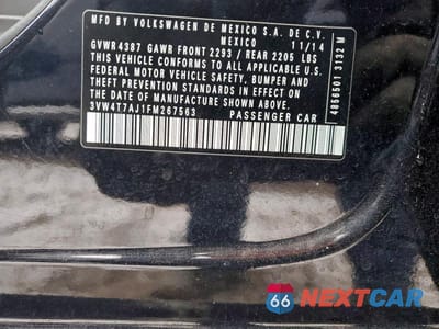 Zdjęcie 12 z 12 samochodu: 2015 VOLKSWAGEN JETTA GLI VIN:3VW4T7AJ1FM267563 - miniatura