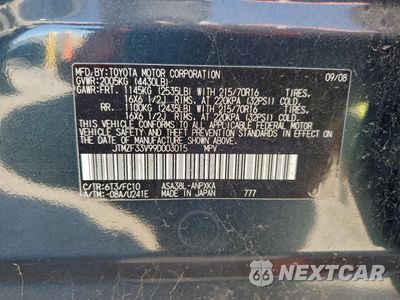 Zdjęcie 13 z 13 samochodu: 2009 TOYOTA RAV4 VIN:JTMZF33V99D003015 - miniatura