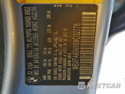 Zdjęcie 14 z 14 samochodu: 2006 BMW X3 3.0I VIN:WBXPA934X6WD32778 - miniatura
