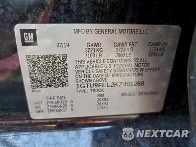Zdjęcie 12 z 12 samochodu: 2019 GMC SIERRA K1500 DENALI VIN:1GTU9FEL2KZ401268 - miniatura