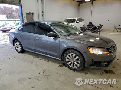 Czwarte zdjęcie samochodu z boku: 2013 VOLKSWAGEN PASSAT S VIN:1VWAP7A39DC056621 - miniatura