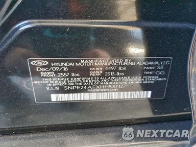Zdjęcie 12 z 13 samochodu: 2017 HYUNDAI SONATA SE VIN:5NPE24AFXHH537127 - miniatura