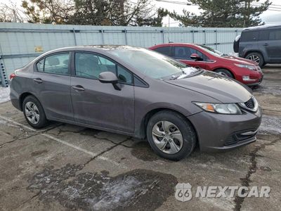 Czwarte zdjęcie samochodu z boku: 2013 HONDA CIVIC LX VIN:19XFB2F53DE258044 - miniatura