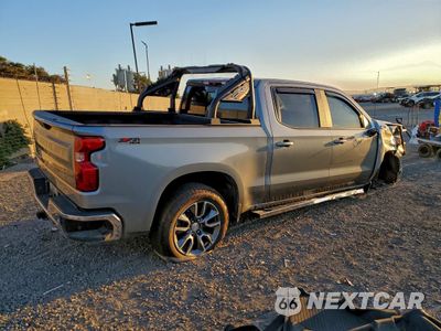 Trzecie zdjęcie samochodu z tyłu: 2023 CHEVROLET SILVERADO K1500 LT VIN:2GCUDDED8P1123214 - miniatura