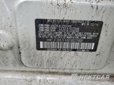 Zdjęcie 13 z 13 samochodu: 2015 SUBARU WRX PREMIUM VIN:JF1VA1F64F9803988 - miniatura