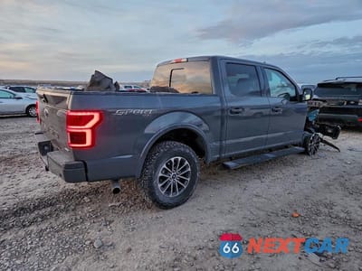 Trzecie zdjęcie samochodu z tyłu: 2018 FORD F150 SUPERCREW VIN:1FTEW1EG5JFE23218 - miniatura