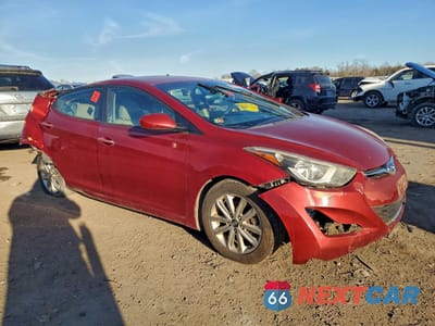Czwarte zdjęcie samochodu z boku: 2015 HYUNDAI ELANTRA SE VIN:5NPDH4AE1FH589065 - miniatura