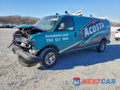 2022 CHEVROLET EXPRESS G2500 DELIVERY VAN 1GCWGBFP5N1186805 - główne zdjęcie licytacji z USA - miniatura