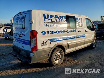 Trzecie zdjęcie samochodu z tyłu: 2015 FORD TRANSIT 150 DELIVERY VAN VIN:1FTNE1ZM4FKA29985 - miniatura