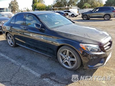 Czwarte zdjęcie samochodu z boku: 2017 MERCEDES-BENZ C 300 VIN:55SWF4JB0HU207127 - miniatura