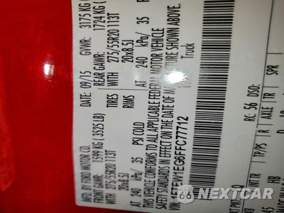 Zdjęcie 14 z 14 samochodu: 2015 FORD F150 SUPERCREW VIN:1FTEW1EG6FFC77712 - miniatura