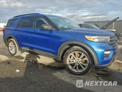 Czwarte zdjęcie samochodu z boku: 2022 FORD EXPLORER XLT VIN:1FMSK7DH9NGA80260 - miniatura