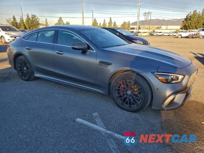 Czwarte zdjęcie samochodu z boku: 2020 MERCEDES-BENZ AMG GT 63 VIN:WDD7X8JB2LA010851 - miniatura