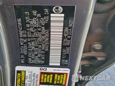 Zdjęcie 12 z 15 samochodu: 2022 LEXUS ES 350 BASE VIN:58ADZ1B17NU136343 - miniatura