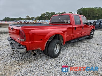 Trzecie zdjęcie samochodu z tyłu: 2002 FORD F250 SUPER DUTY VIN:3FTNW20F72MA04955 - miniatura