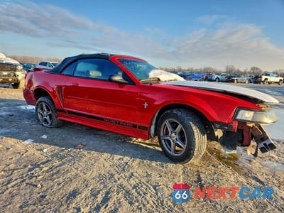Czwarte zdjęcie samochodu z boku: 2002 FORD MUSTANG VIN:1FAFP44432F216148 - miniatura