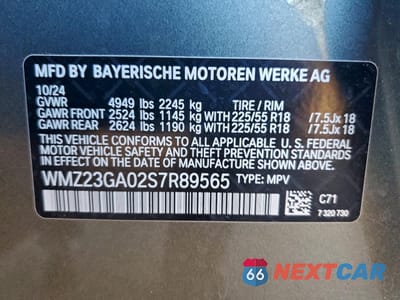 Zdjęcie 13 z 15 samochodu: 2025 MINI COUNTRYMAN S ALL4 VIN:WMZ23GA02S7R89565 - miniatura