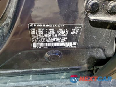 Zdjęcie 13 z 13 samochodu: 2017 HONDA HR-V EX VIN:3CZRU6H53HM719633 - miniatura