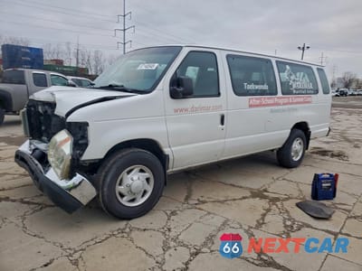 2008 FORD ECONOLINE E350 SUPER DUTY WAGON 1FBSS31L48DA95104 - główne zdjęcie licytacji z USA - miniatura