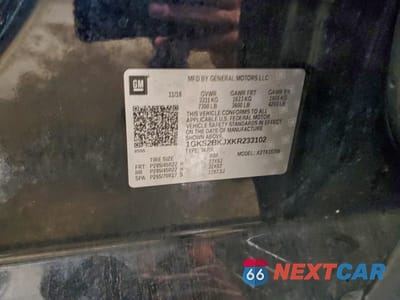 Zdjęcie 14 z 15 samochodu: 2019 GMC YUKON SLT VIN:1GKS2BKJXKR233102 - miniatura