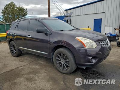 Czwarte zdjęcie samochodu z boku: 2015 NISSAN ROGUE SELECT S VIN:JN8AS5MV4FW257352 - miniatura