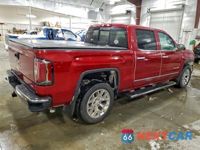Trzecie zdjęcie samochodu z tyłu: 2018 GMC SIERRA K1500 SLT VIN:3GTU2NEC6JG530000 - miniatura