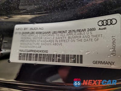 Zdjęcie 13 z 13 samochodu: 2013 AUDI S5 PREMIUM PLUS VIN:WAUCGAFR6DA049348 - miniatura