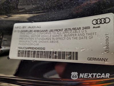 Zdjęcie 13 z 13 samochodu: 2013 AUDI S5 PREMIUM PLUS VIN:WAUCGAFR6DA049348 - miniatura