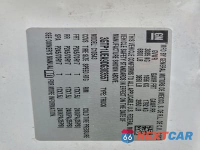 Zdjęcie 12 z 12 samochodu: 2013 GMC SIERRA C1500 SL VIN:3GTP1UEA9DG303557 - miniatura