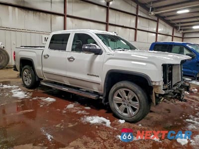 Czwarte zdjęcie samochodu z boku: 2016 GMC SIERRA K1500 SLT VIN:3GTU2NEC6GG100511 - miniatura