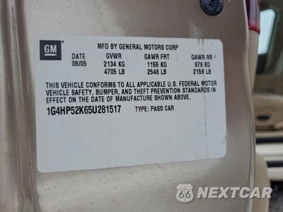 Zdjęcie 12 z 13 samochodu: 2005 BUICK LESABRE CUSTOM VIN:1G4HP52K65U281517 - miniatura