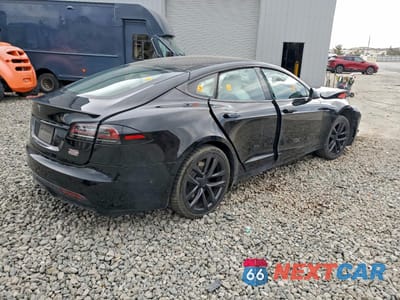 Trzecie zdjęcie samochodu z tyłu: 2022 TESLA MODEL S VIN:5YJSA1E69NF483165 - miniatura