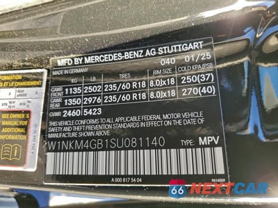 Zdjęcie 13 z 13 samochodu: 2025 MERCEDES BENZ GLC 300 VIN:W1NKM4GB1SU081140 - miniatura